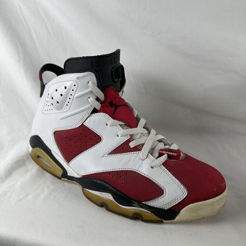 Nike 384664-160 Air Jordan 6 Retro 2014 Shoes Carmine NO BOX Size 12 Basketball - Picture 10 of 14